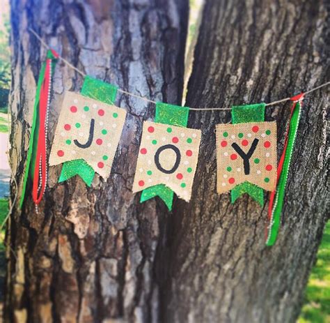Christmas Joy Banner By Theblueboottx On Etsy