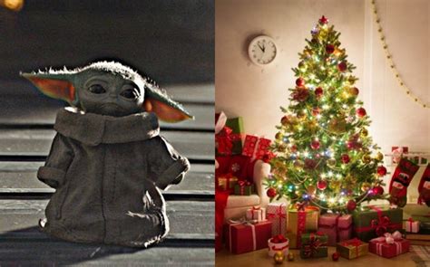 Baby Yoda El Adorno Favorito Para Decorar El árbol De Navidad Fotos