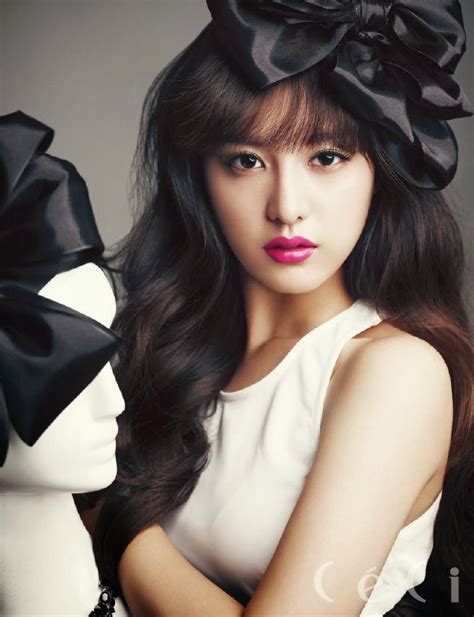 Kim Ji Won Magazine Photoshoot For Ceci Korea Magazine December 2013