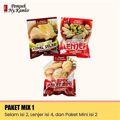 Order Online Pempek Ny. Kamto Paket Mix 1 | PaxelMarket