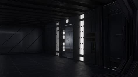 Open3dlab • Star Wars Clone Wars Ship Corridor
