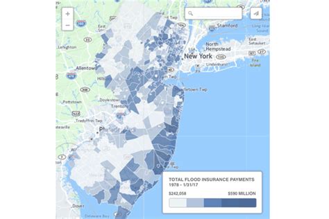 Interactive Map Detailing New Jerseys National Flood Insurance