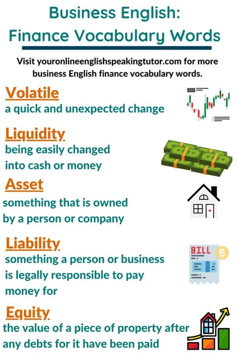 15 Business English Finance Vocabulary Words You Need To Know