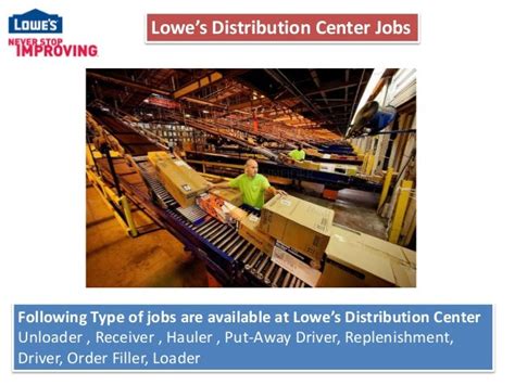 Lowes Distribution Center Jobs