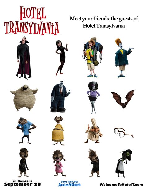 Hotel Transylvania Characters Homecare24