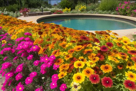 10 Pool Flower Bed Ideas That Will Make Your Backyard Pop Foliage