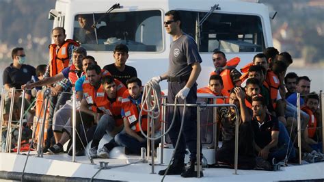 Spain S Maritime Rescue Service Saves 64 Migrants From Two Boats Crossing The Mediterranean Sea