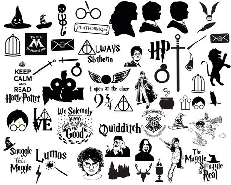 Harry Potter Cut File, Harry Potter SVG | Vectorency