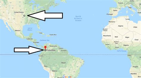 Where Is Colombia Located On The World Map World Map