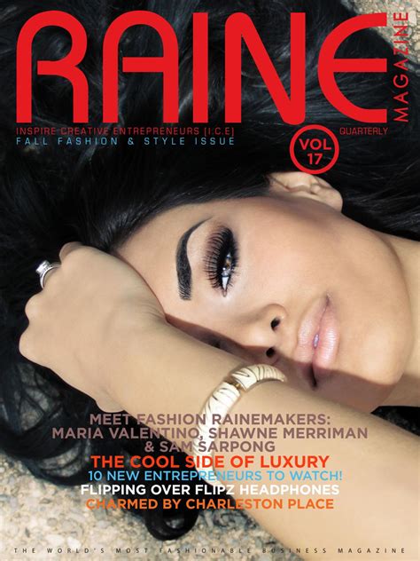 Raine 17 Fall Fashion And Style Issue By Raine Magazine Issuu