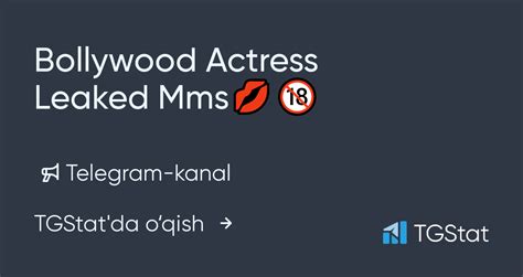 bollywood actress leaked mms💋🔞 — bollywoodactressmms telegram kanali — tgstat
