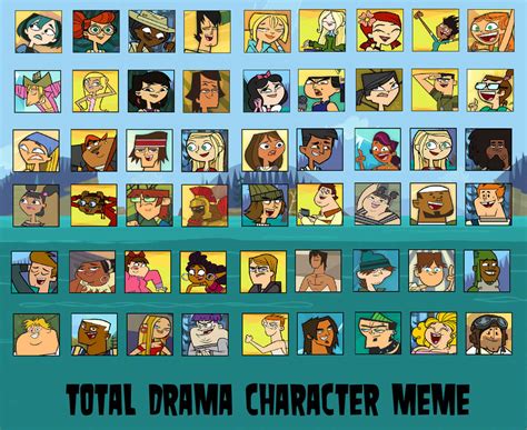 Total Drama Character Meme By Johnmarkee1995 On Deviantart V