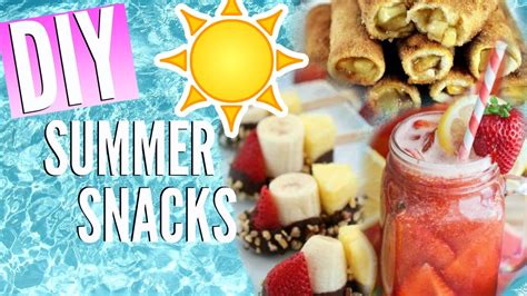 Diy Easy Cheap Summer Snack Ideas Courtney Lundquist Youtube