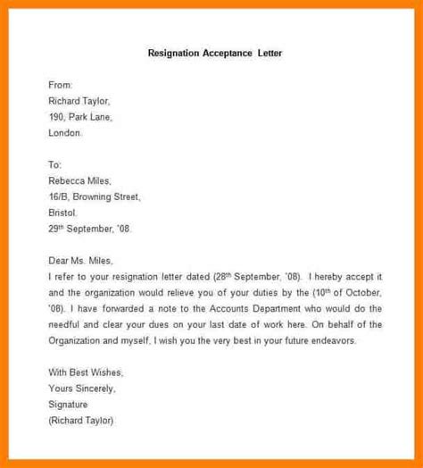 Regine Letter Format Pdf Sample Resignation Letter