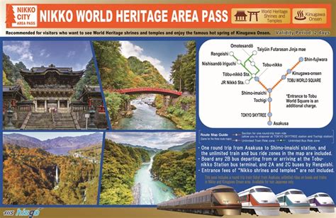 Nikko Pass World Heritage Area [2 Days Pass] Things To Do In Tokyo Japan Hisgo U S A