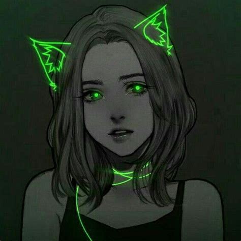 Green Cat Generates Aspects Of A Cat Aesthetic Anime Anime Art Anime Drawings