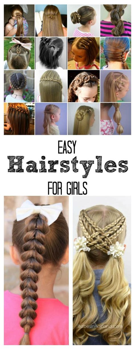 Easy Hairstyles For Girls The Idea Room