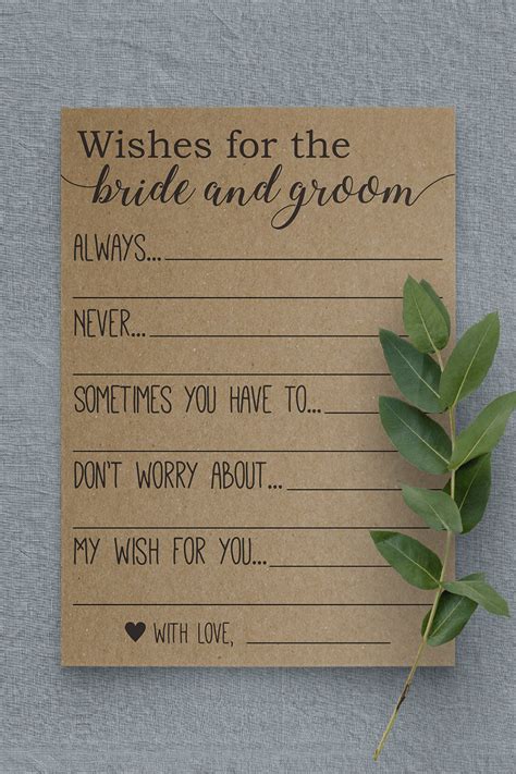 Wishes For The Bride And Groom A Wonderful Keepesake For The Bride And