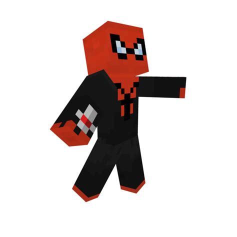 Superior Spider Man V2 Hd Shading Minecraft Skin