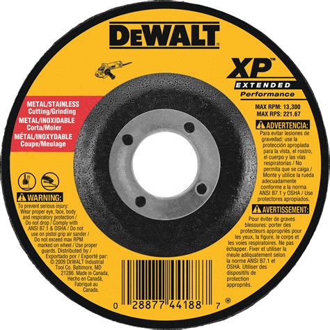 4 X 14 X 58 Xp Grinding Wheel Dw8803 Dewalt