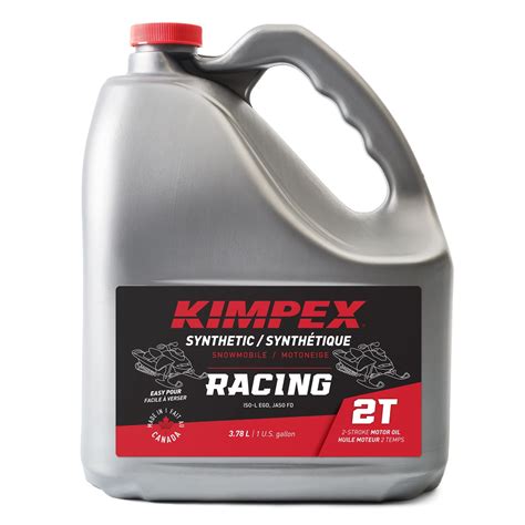 Kimpex Low Ash And Smoke Synthetic Lubricant Engine Oil 2 Stroke 1 Gallon