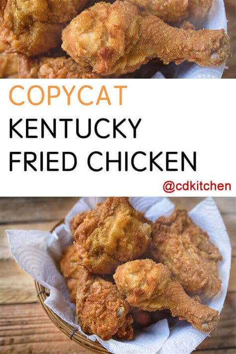 Kfc (short for kentucky fried chicken) is an american fast food restaurant chain headquartered in louisville, kentucky, that specializes in fried chicken. Almost Kentucky Fried Chicken Recipe | CDKitchen.com