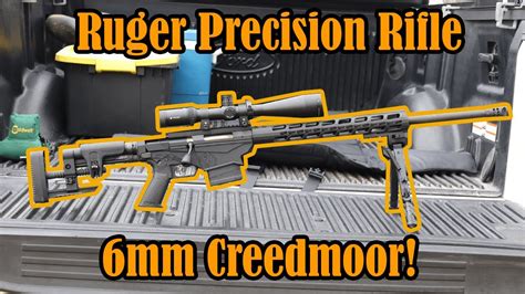 Ruger Precision Rifle 6mm Creedmoor Youtube