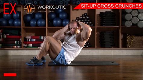 Abs Workout Sit Up Cross Crunches Youtube