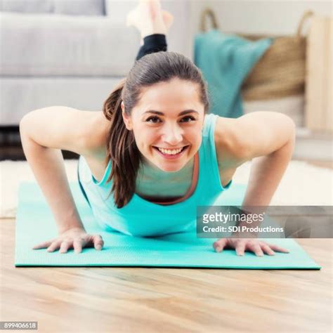 push ups woman home photos and premium high res pictures getty images