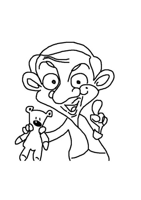 Cartoon Mr Bean Coloring Pages Mr Bean Coloring Pages Coloring Porn