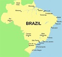 Brasil En El Mapa - Playas de Brasil: Estados de Brasil (Mapa) : El ...