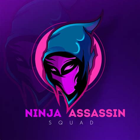 Neon Ninja Gamer Logo Template Postermywall