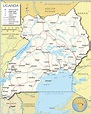 Political Map of Uganda - Nations Online Project
