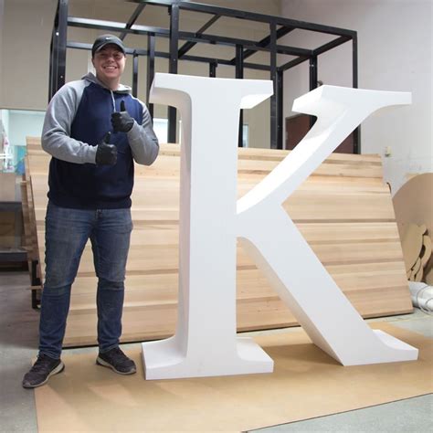 Large Foam Letters Custom Oversized Woodland Manufacturing