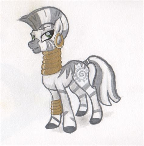 524106 Safe Artist Benrusk Zecora Zebra Female Solo