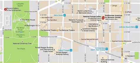 Smithsonian Museums Map And Directions