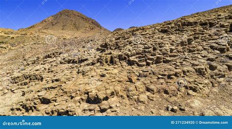 Columnar Jointing Structures Of Punta Baja Cabo De Gata N Jar Natural Park Spain Stock Photo