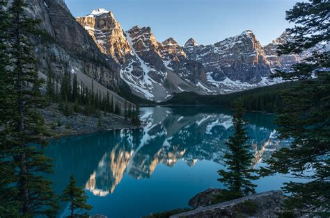 Moraine Lake Sunset Banff By Janette Asche On 500px Lake Sunset