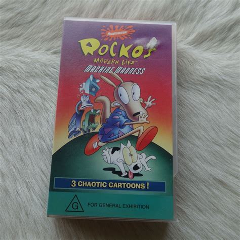 Rockos Modern Life Machine Madness Vhs Rockos Modern Life Tv Show Vhs