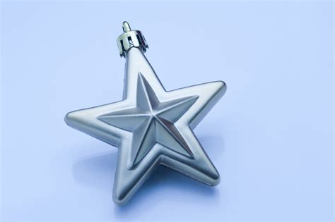 Free Stock Photo 6831 Blue Christmas Star Decoration Freeimageslive