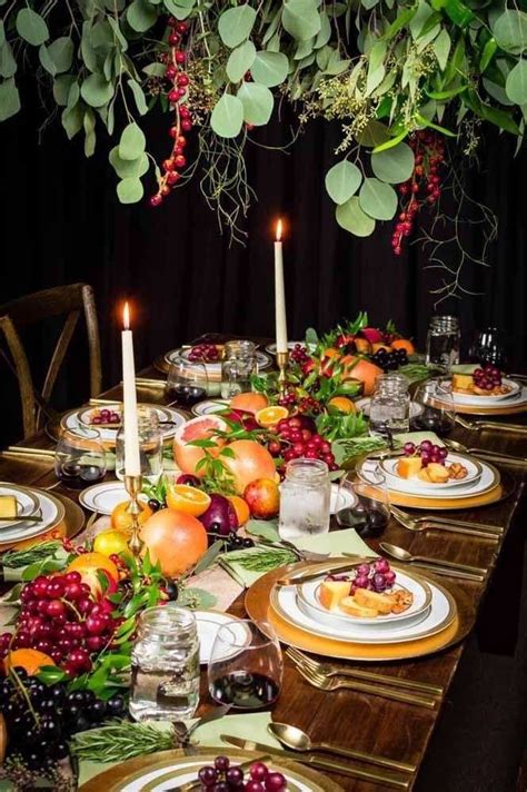 35 Traditional Thanksgiving Tablescapes The Glam Pad Dining Table