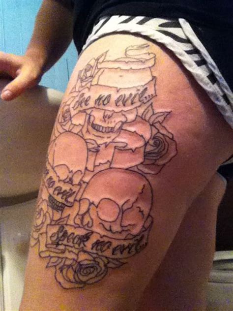 Maybe you would like to learn more about one of these? "See no evil, hear no evil, speak no evil" my third tattoo ...