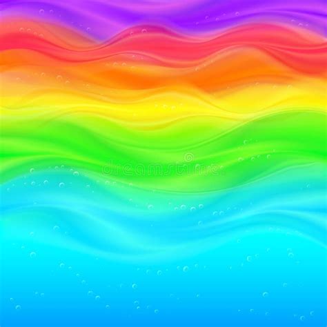 Abstract Rainbow Vector Waves Background Stock Vector Image 34468242