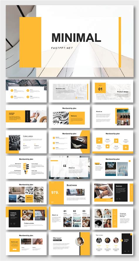 Clean Business And Introduction Powerpoint Template Original And High