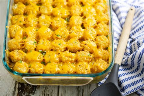 Classic Homemade Tater Tot Casserole All Information About Healthy