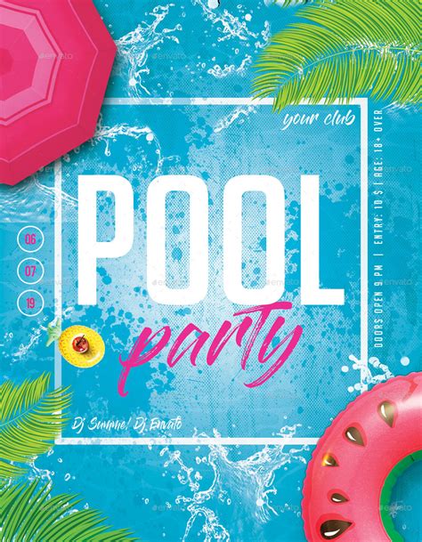 Pool Party By Oloreon Graphicriver