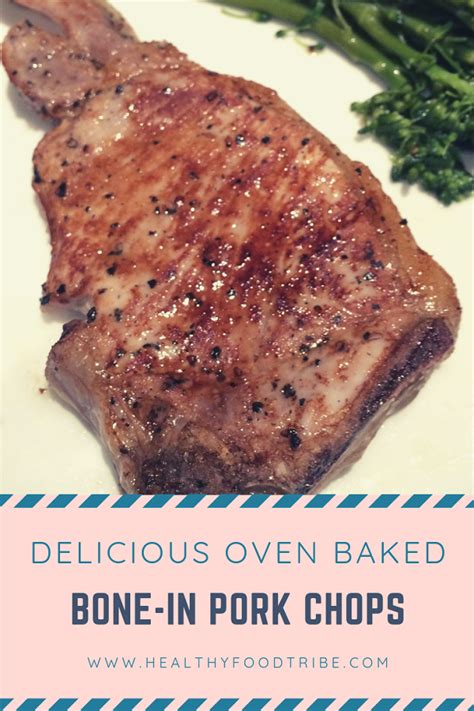 This amazing baked pork chops recipe is perfectly seared on the outside, tender and juicy on the inside, quick and easy to make, and so delicious! Oven Baked Bone-In Pork Chops #ovenbakedporkchops A quick and easy recipe for delicious o ...