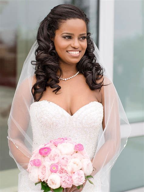35 Wedding Hairstyles To Show Off Your Curly Hair Black Wedding