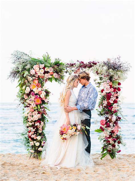 To book your vow renewal 20 Beach Wedding Ceremony Decor Ideas | SouthBound Bride