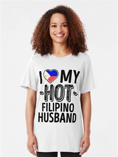 i love my hot filipino husband cute philippines couples romantic love t shirts and stickers t